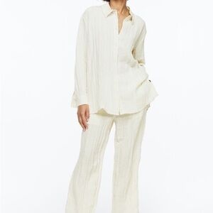H&M Crinkled Shirt